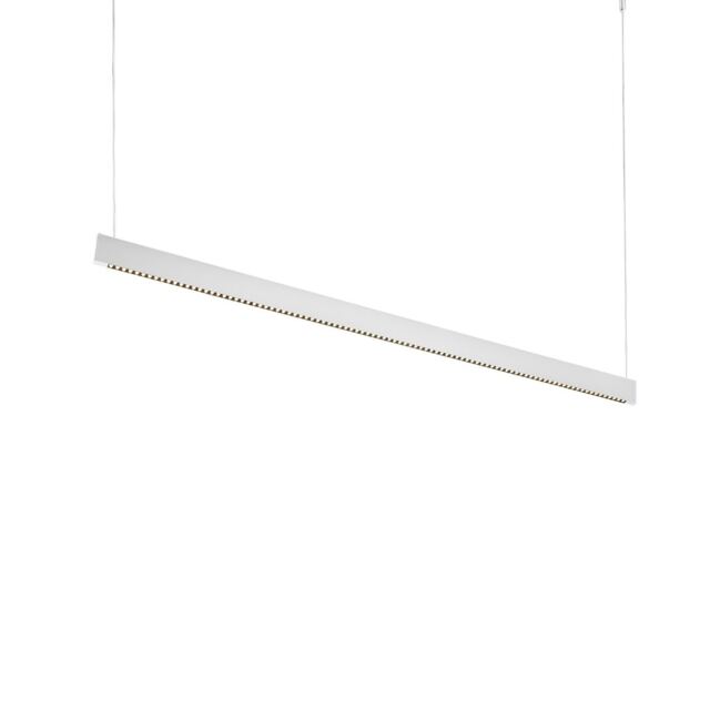 Steel Accent LED Bar Pendant Ceiling Light White 3000K
