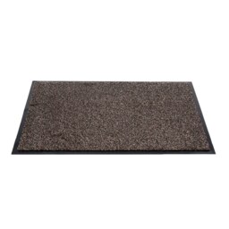 Sentry Barrington Cotton Washable Mat 20 x 33'' Dark Brown - One Colour - One Size