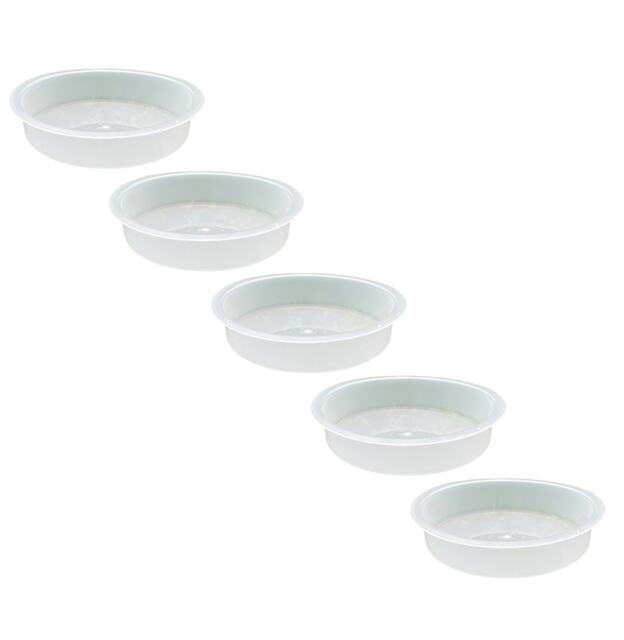Bird Bath Water Dish for Metal Bird Feeding Stations (Set of 5)