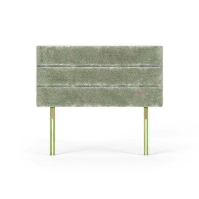 Milan Silver Chenille Headboard Super King Multi