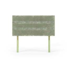 Milan Silver Chenille Headboard Super King Multi