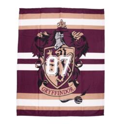Harry Potter Fleece Gryffindor Blanket Red Red/Brown/White 150cm x 100cm 1