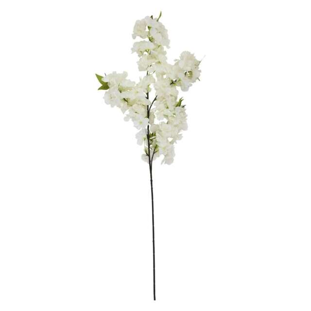 Hill Interiors Cherry Blossom Artificial Flower - White - One Size