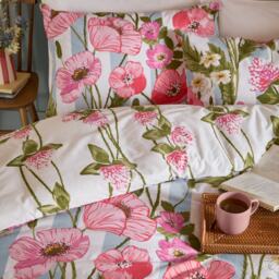 Wylder Poppy Trail Reversible Duvet Cover Set Multi Multicolour Double