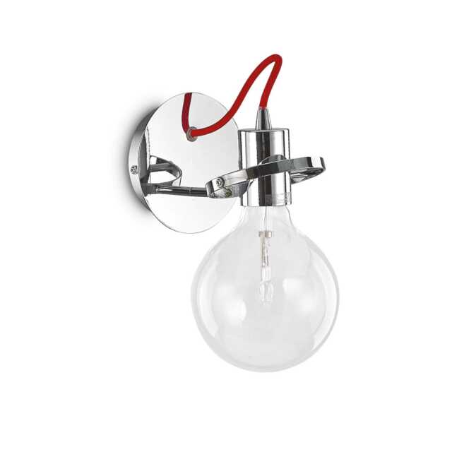 Radio 1 Light Wall Light Chrome, E27