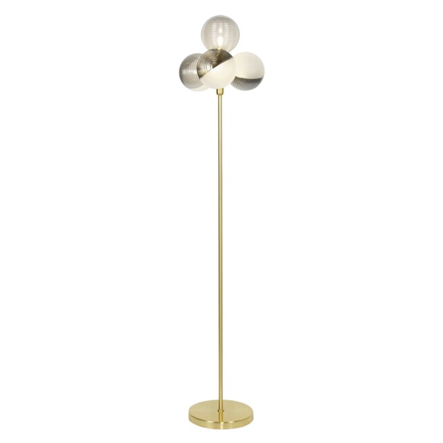 BHS Paisley Floor Lamp, Antique Brass