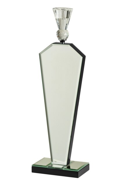 Tapered Large Candle Holder Silver