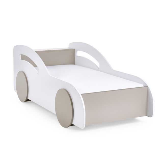 Birch Car Bed - White - Toddler