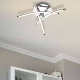 COSYLYTE Hatton Mini 3 Light Integrated LED Modern Ceiling Light - Chrome Chrome 1
