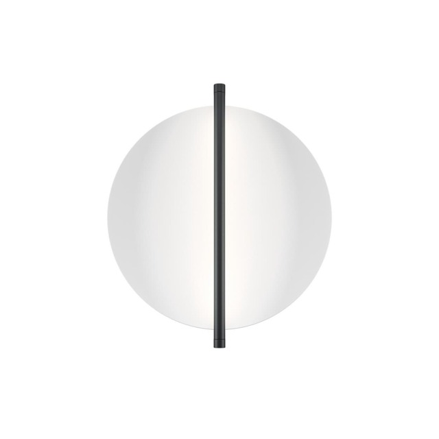 Mira Modern Integrated LED Wall Lamp Black 3000K 200lm White Shade