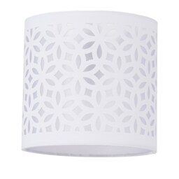 White Laser Cut 15.5cm Table Lamp Shade White Small 1