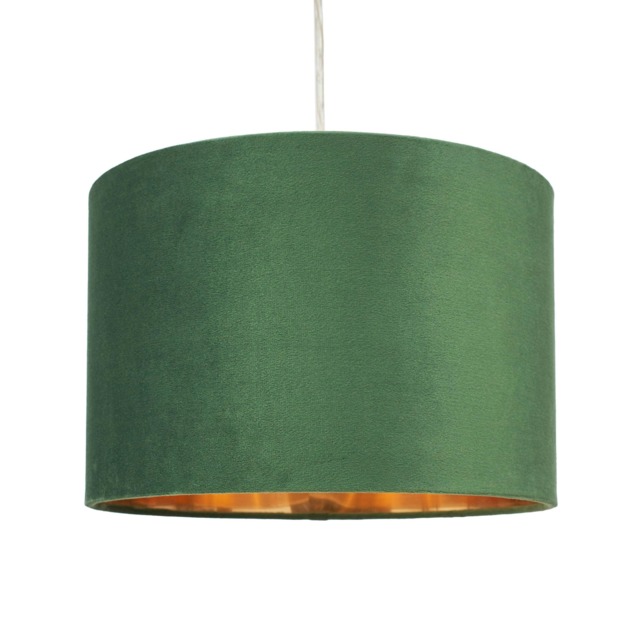BHS Velvet Easy Fit Light Shade, Green Green Green 1