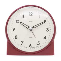 Acctim Arlo Non-Ticking Sweep Luminous Tipped Hands Analogue Backlight Alarm Clock