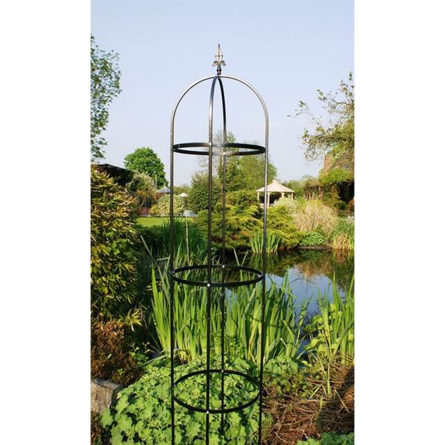 6Ft Traditional Tower Bare Metal - Ready to Rust - Steel - L37 x W35.6 x H182.9 cm