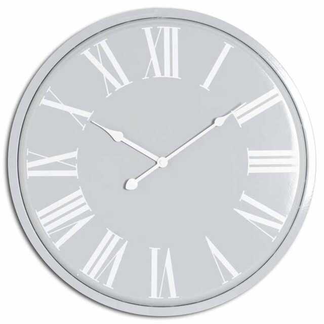 Rothay Wall Clock - Metal - L4 x W49 x H49 cm - Grey Grey