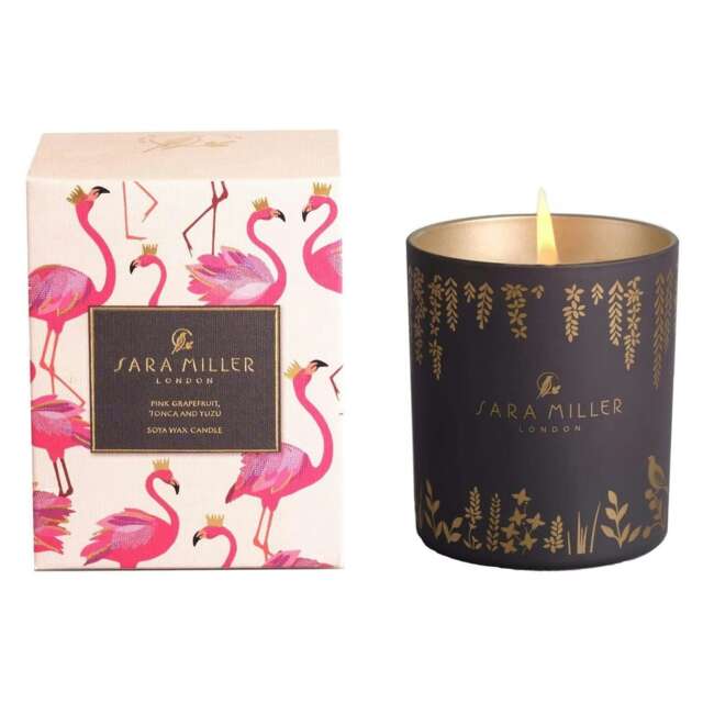 Sara Miller Soy Wax Candle 240g - Pink Grapefruit, Tonca & Yuzu SMC7002 (disc) Multi