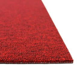 40 x Carpet Tiles 10m2 / Scarlet Red Red