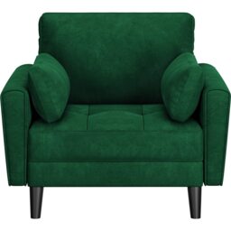 Yaheetech Tufted Oversized Armchair Green One Size 1