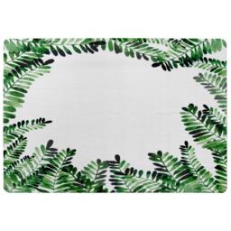 Green Botanical Leaves Designer Rug Multi