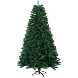 7Ft Green Christmas Tree 320 Branch Tips Xmas Bushy Pine Artificial Stand