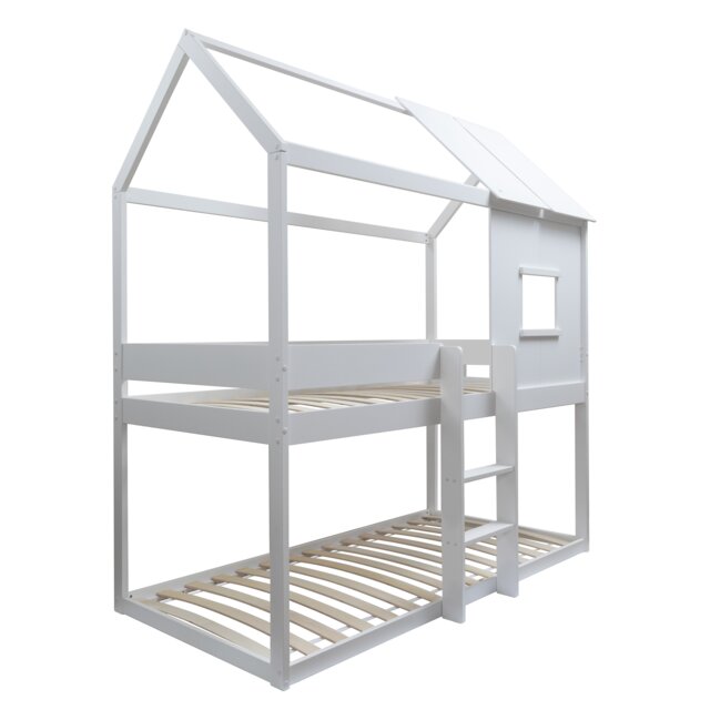 Luka Treehouse Midsleeper Bed in White