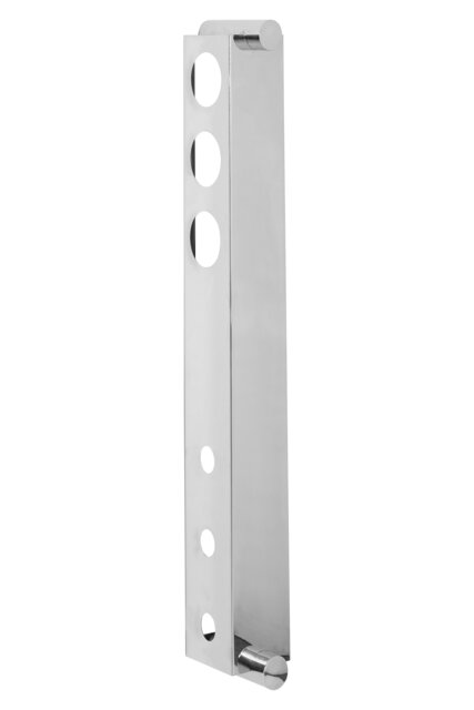 Orsina Elegant 6 Bottle Silver Vertical Wine Rack, Space Saving Wine Bottle Rack For Cupboard, Stylish Wine Rack