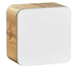 Small Bathroom Cabinet Wall Mounted Cube Unit Set of 3 Floating Storage Shelf Boxes Designer White Gloss Oak Handleless Arub
