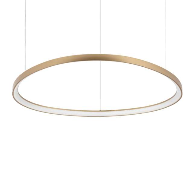 GEMINI 105cm Integrated LED Pendant Ceiling Light Brass, 3000K