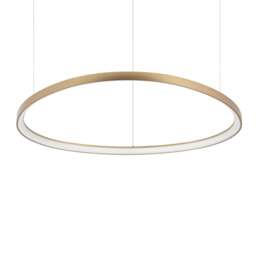 GEMINI 105cm Integrated LED Pendant Ceiling Light Brass, 3000K