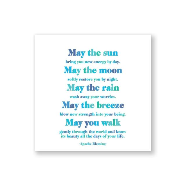 Quotable Inspirational Quote Fridge Magnet May The Sun 9cm