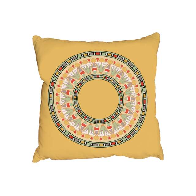 Circle ornament Orange (Outdoor Cushion)