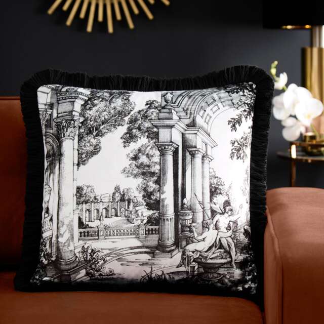 Laurence Llewelyn-Bowen Vista Filled Cushion Monochrome