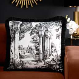 Laurence Llewelyn-Bowen Vista Filled Cushion Monochrome