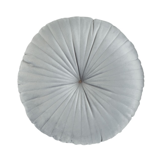 Catherine Lansfield Round Cushion Soft Touch Cushion Grey 40x40cm