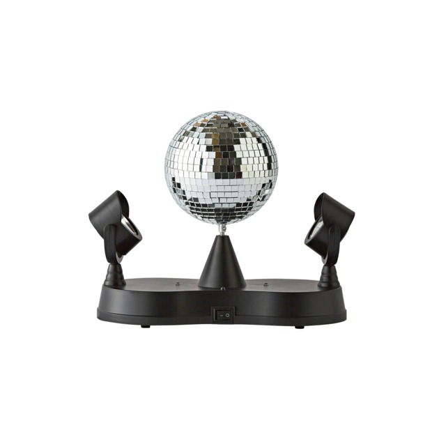ValueLights Disco Sky Light Projector Black Illuminated Decoration and Integrated Bulb
