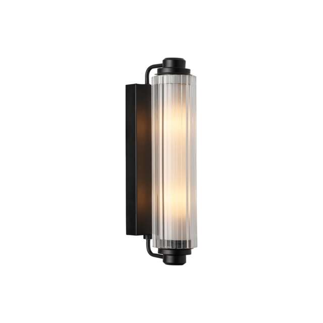Nordlux Nimal Indoor Wall Light Black Plastic E14 Bathroom Safe - Mains Powered , IP44 Black Black