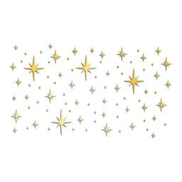 Mirror Stickers, 92 Pcs Star Wall Stickers, 3D Acrylic Removable Star Mirror Decals, Gold Self Adhesive Wall Stickers for Living Room, Bedroom & Home Decor