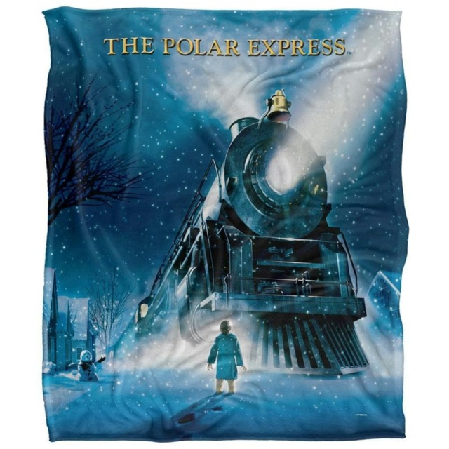 The Polar Express Movie Poster Blanket - Multicoloured - One Size