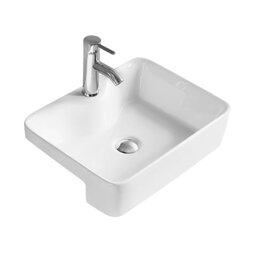 Balterley Semi Recessed Basin - gloss white- 480mm