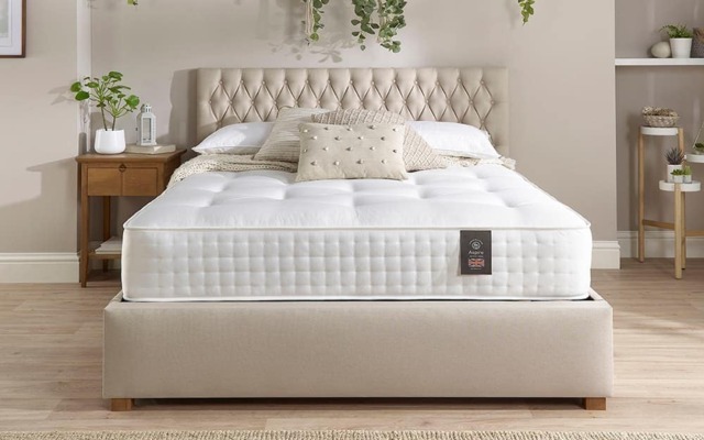 Aspire Natural Cashmere and Silk 3000 Pocket Mattress Superking White Super King 1
