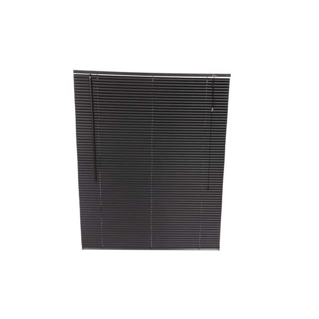 120 x 150cm PVC Black Home Office Venetian Window Blinds with Fixings Black