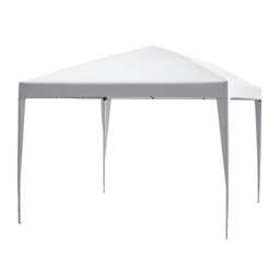 Outsunny 3 x 3m Garden Pop Up Gazebo Marquee Party Tent Wedding Canopy White White