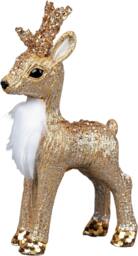 22cm Gold Reindeer - Christmas Figurine