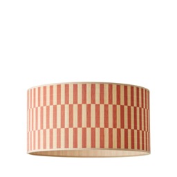 ValueLights Lori Orange Checkerboard Bamboo Shade