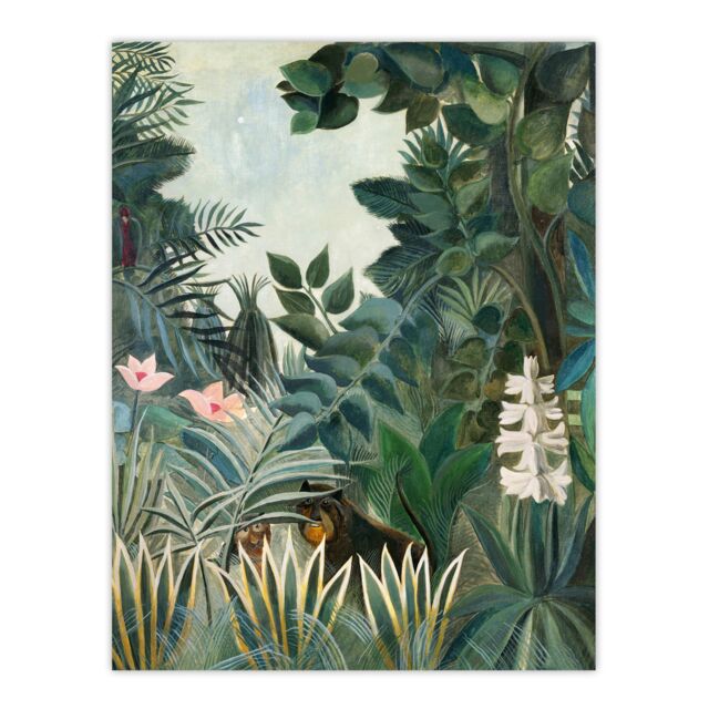 "The Dream Equatorial Jungle Rousseau Vintage Wall Art Poster Print 12X16"""
