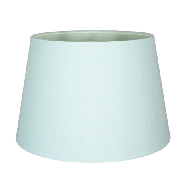 Classic 10 Inch Duck Egg Linen Fabric Drum Table/Pendant Lamp Shade 60w Maximum Blue Duck Egg 1