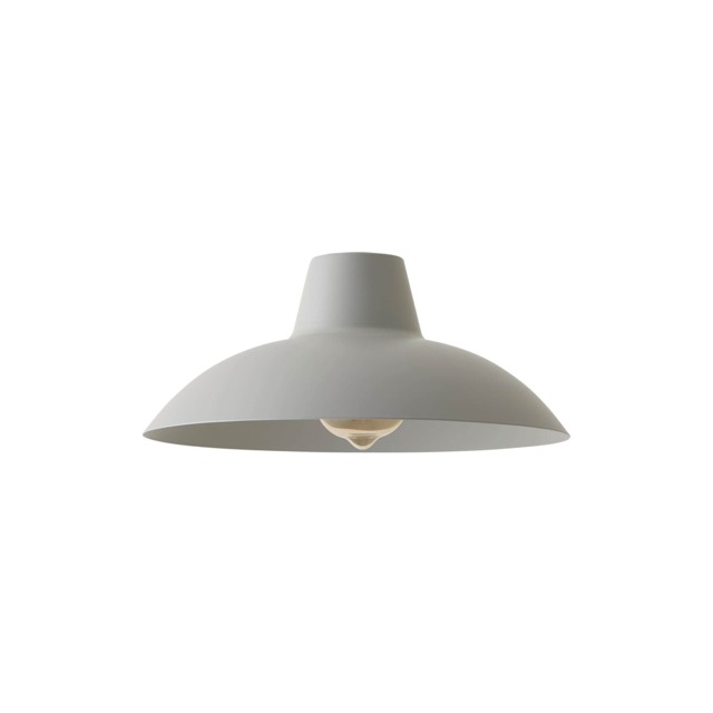 ValueLights Civic Grey Easy Fit Ceiling Pendant Shade Grey