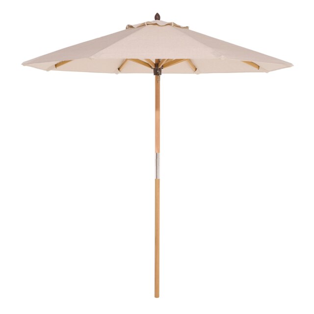 Rowlinson Ashdown Wooden Parasol - 2M Multi Natural