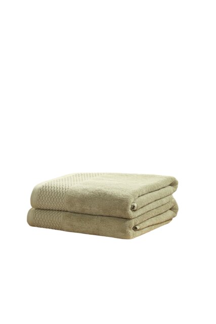 Eden Weave Cotton Towels Luxury Soft Quick Dry Absorbent Green Hand towel 1