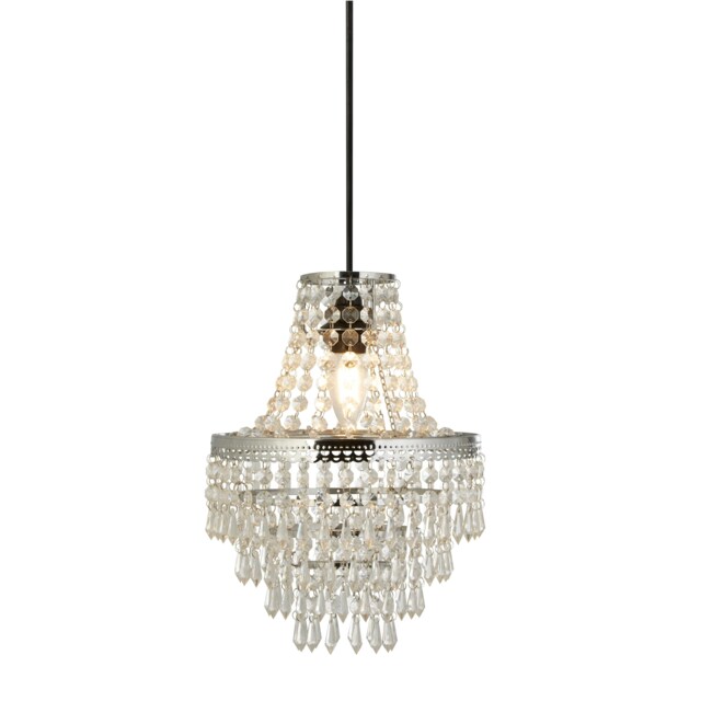 Easy Fit Tiered Chandelier Clear